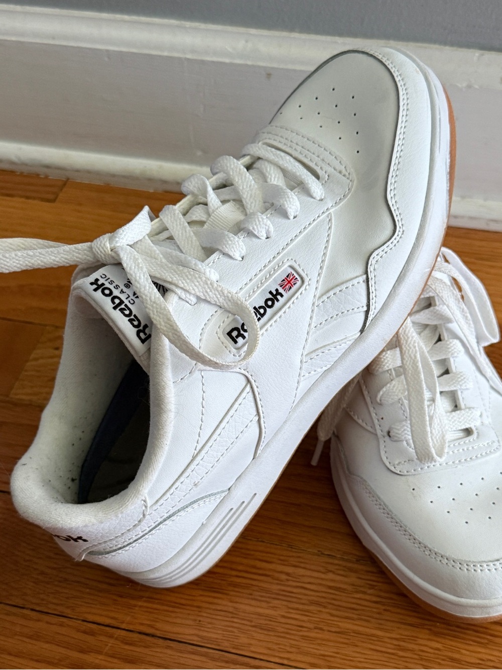Men’s Reebok Classic White Leather Sneakers